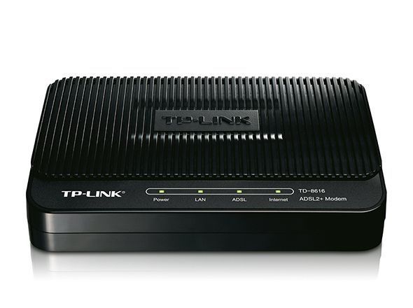 ADSL Modem TP-LINK "TD-8616",1xEthernet port, ADSL/ADSL2/ADSL2+, Splitter, Annex A 43735 фото