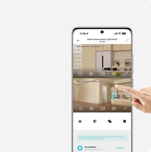 Xiaomi Home Camera C300 Dual, White 223223 фото