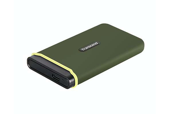 1.0TB Transcend Portable SSD ESD380C Military Green, USB-C 3.2 (96x54x12mm, 75g, R/W:2K/2K MB/s) 145847 фото