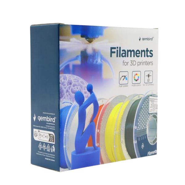 ABS 1.75 mm High Speed Filament Yellow Filament, 1 kg, Gembird, 3DP-ABS1.75HY-01-Y 225587 фото