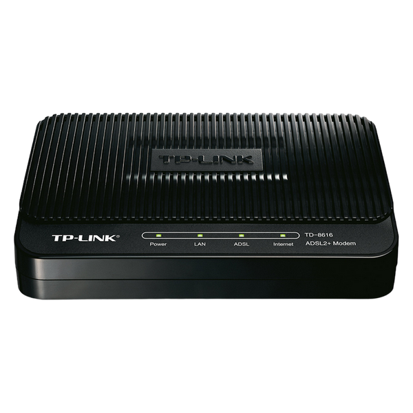 ADSL Modem TP-LINK "TD-8616",1xEthernet port, ADSL/ADSL2/ADSL2+, Splitter, Annex A 43735 фото