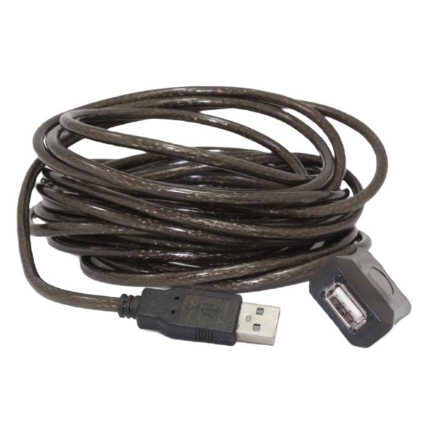 Cable USB,USB AM/AF, 5.0 m, Active USB2.0, Cablexpert, UAE-01-5M 84442 фото
