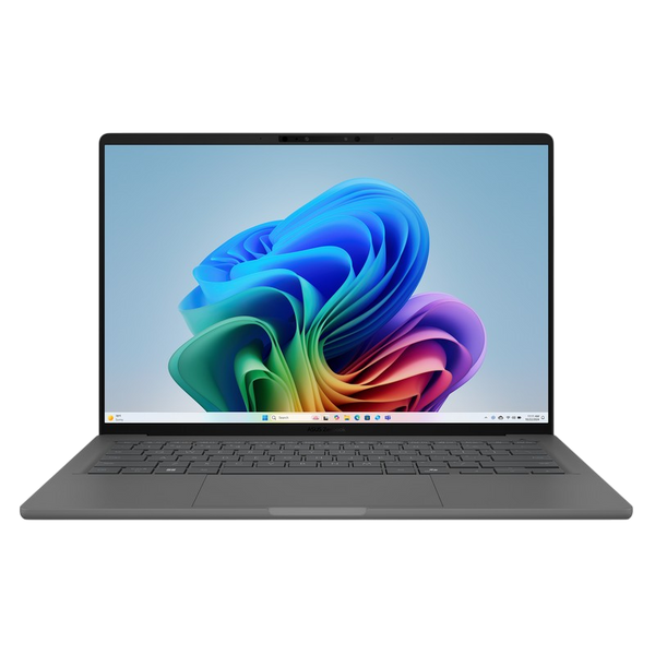 Ноутбук ASUS 14.0" ZeНоутбукook A14 OLED UX3407QA Gray (Snapdragon X X1-26-100 16Gb 512Gb Win 11) 232373 фото