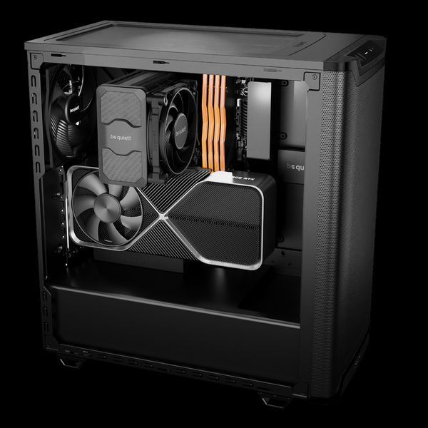 Case ATX be quiet! Pure Base 501 Airflow, w/o PSU, 2x140mm, Front&Top Mesh, Tempered Glass, PSU shro 225547 фото