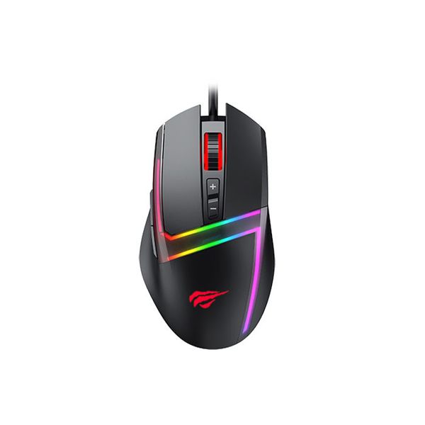 Gaming Mouse Havit MS953, 1000-10000dpi, 7 buttons, Programmable, RGB, 1.6m, USB 202843 фото