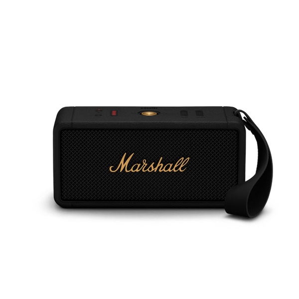 Marshall MIDDLETON Portable Bluetooth Speaker - Black and Brass 208802 фото