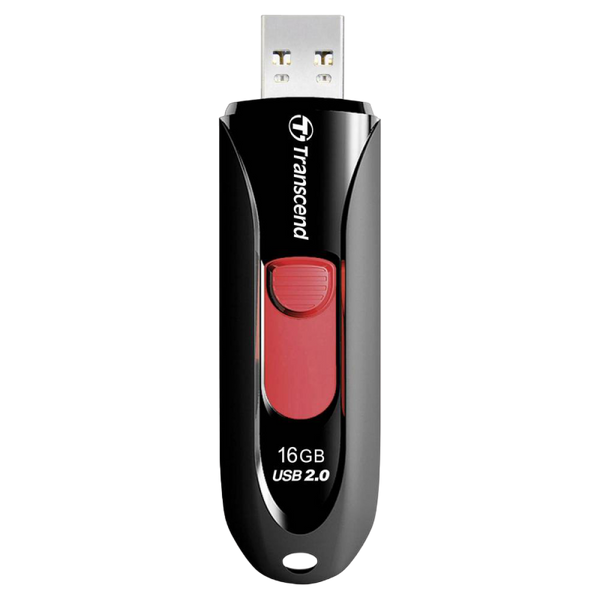 16GB USB2.0 Flash Drive Transcend "JetFlash 590", Black, Slider (R/W:18/6MB/s) 65262 Imagini
