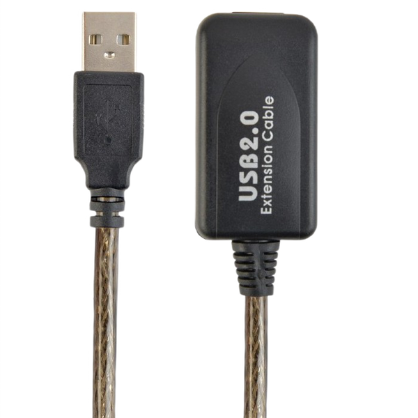 Cable USB,USB AM/AF, 5.0 m, Active USB2.0, Cablexpert, UAE-01-5M 84442 фото