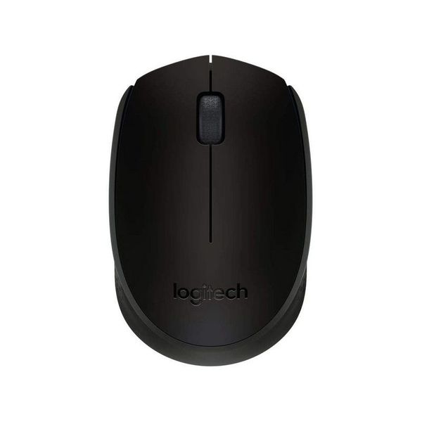 Wireless Mouse Logitech B170 OEM, Optical, 3 buttons, Ambidextrous, 1xAA, Black 82037 фото