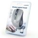 Wireless Mouse Gembird MUSW-4B-04-BG Optical 800-1600 dpi 4 buttons, Ambidextrous, 2xAAA, Black/Grey 110319 фото 3