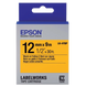 Tape Cartridge EPSON LK4YBP; 12mm/9m Pastel, Black/Yellow, C53S654008 105276 фото 3