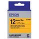 Tape Cartridge EPSON LK4YBP; 12mm/9m Pastel, Black/Yellow, C53S654008 105276 фото 1