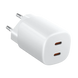 Xiaomi Charger 45W Nano Turbo Charging Power Adapter (2-Port) EU, White 256955 Imagini 4