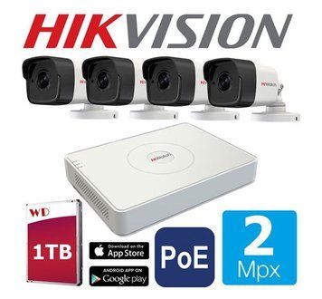 HIKVISION by HIWATCH POE 2 Megapixeli IP 1TB 6597836 Imagini