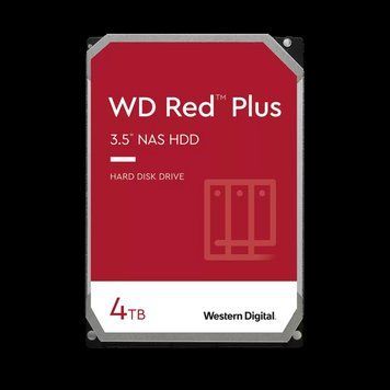 3.5" HDD 4.0TB-SATA-256MB Western Digital "Red Plus (WD40EFPX)", NAS, CMR 205593 фото
