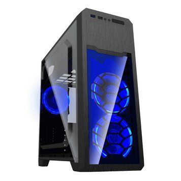 Case ATX GAMEMAX G563, w/o PSU, 0.5mm, 3x120mm FRGB, Front&Side Transparent panel,1x USB3.0, 2xUSB2. 118632 фото