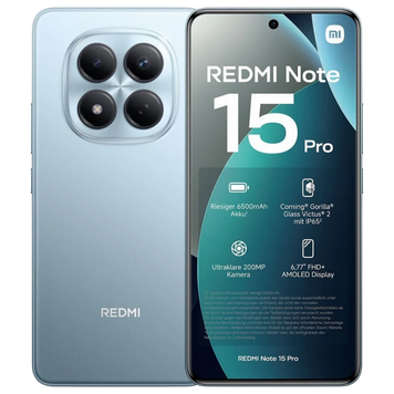 Смартфон Xiaomi Redmi&nbsp;Note 15 Pro 4G 8/256GB EU Glacier Blue 247676 фото