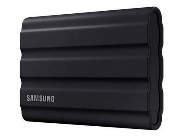 4.0TB Samsung Portable SSD T7 Shield Black, USB-C 3.1 (88x59x13mm, 98g,R/W:1050/1000MB/s, IP65) 201327 фото