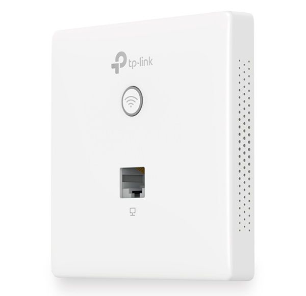 Wi-Fi N Access Point TP-LINK "EAP115-Wall", 300Mbps, Omada Centralized Management, PoE, Wall-Plate 84941 фото