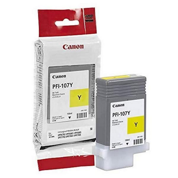 Ink Cartridge Canon PFI-107Y, yellow 84746 фото