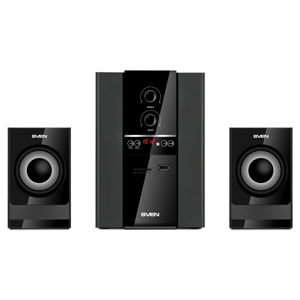 Speakers SVEN "MS-1821" Bluetooth, FM, USB/SD, Display, RC, Black, 44w / 20w + 2x12w / 2.1 209948 фото