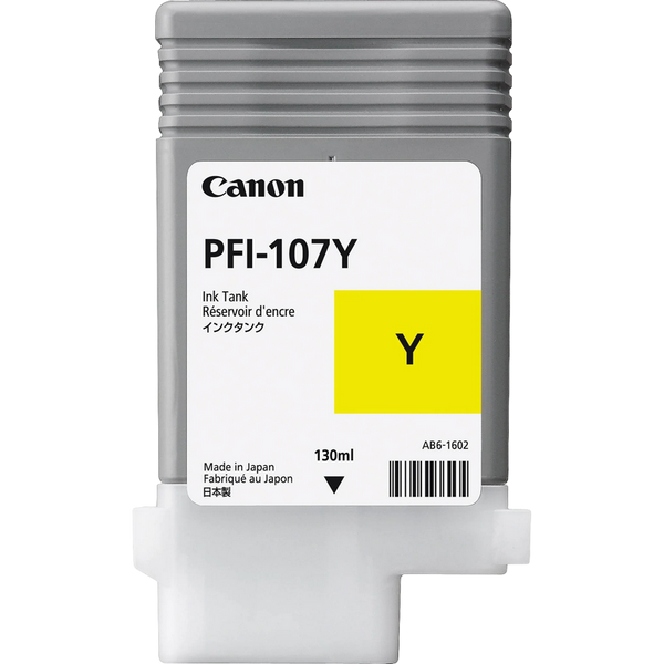 Ink Cartridge Canon PFI-107Y, yellow 84746 фото