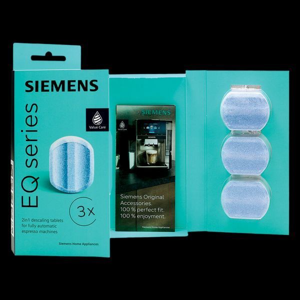 Descaling Tablets EQ Bean to Cup Кофемашинаs Siemens TZ80002B 214843 фото