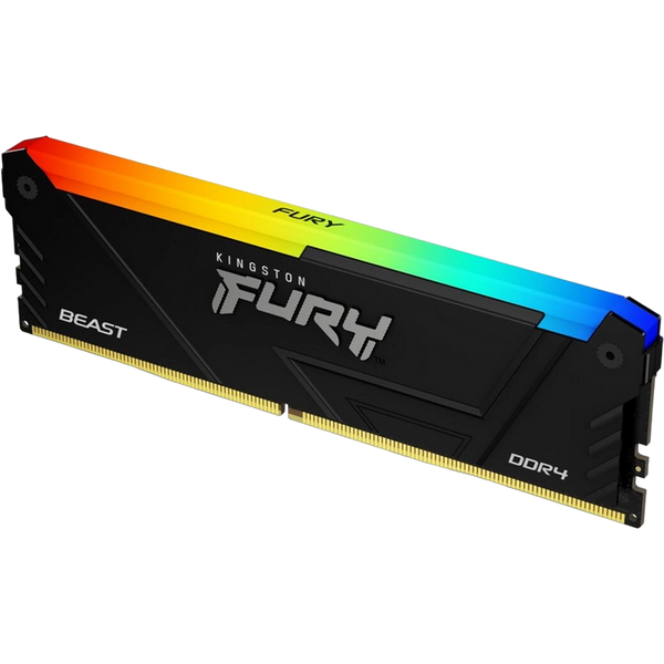 32GB DDR4-3200MHz Kingston FURY Beast RGB (Kit of 2x16GB) (KF432C16BB12AK2/32), CL16-18-18, 1.35V 211252 фото
