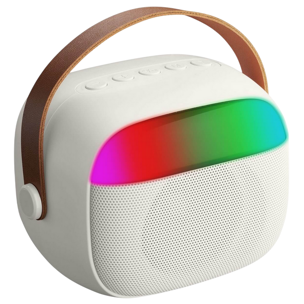 Bluetooth Speaker Cellular, Karaoke Mini, White 226731 Imagini