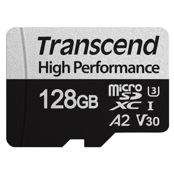 .128GB MicroSD (Class 10) UHS-I (U3),+SD adapter, Transcend TS128GUSD340S (V30, A2, R/W:160/125MB/s) 127101 Imagini