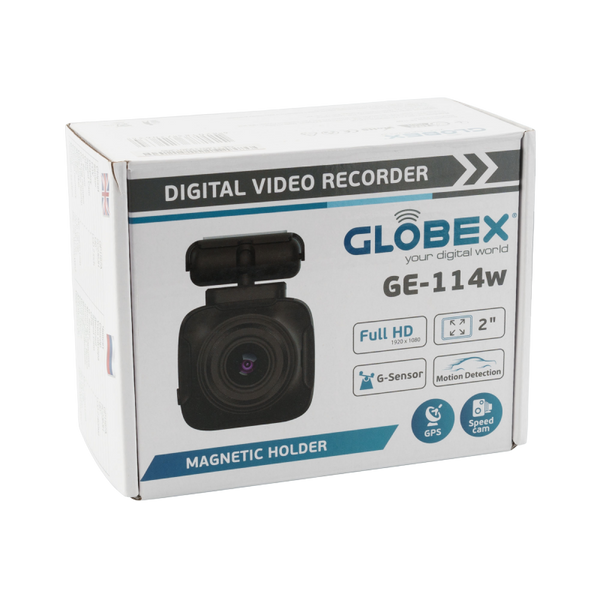 DVR Globex GE-114w, 1920*1080 FPS, / 140°- 98° / microSDHC up to 128Gb / 2" TFT LCD / RD 212775 фото