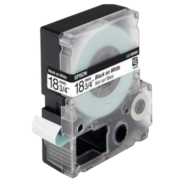 Tape Cartridge EPSON LK5WBW; 18mm/9m Strong Adhesive, Black/White, C53S655012 117872 фото