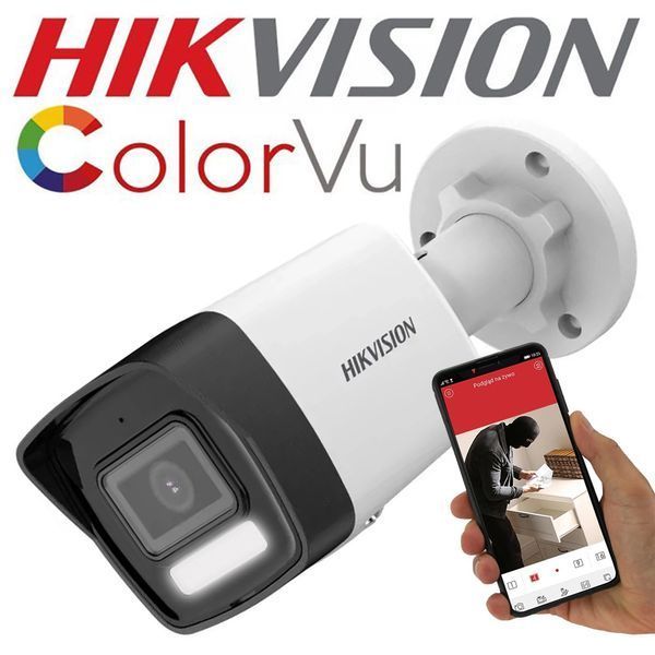 HIKVISION 2 Mpx, IP Color VU, + Microfon, DS-2CD1023G2-LIUF 188224 Imagini
