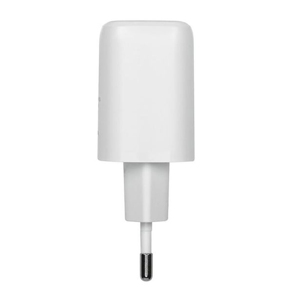 Wall Charger Rivacase PS4191 WD4, + Type-C-C to Type-C, 20W, White 200973 фото