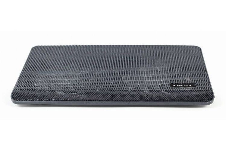 Notebook Cooling Pad Gembird NBS-2F15-05, up to 15.6'', 2x125mm LED Вентиляторs, USB, Adjustable angle 141458 фото