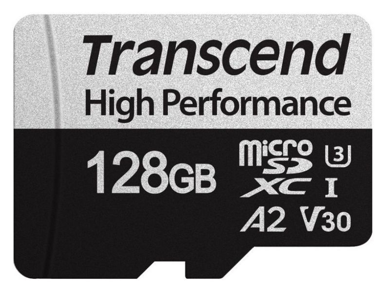 .128GB MicroSD (Class 10) UHS-I (U3),+SD adapter, Transcend TS128GUSD340S (V30, A2, R/W:160/125MB/s) 127101 Imagini