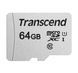 ..64GB MicroSD (Class 10) UHS-I (U1), Transcend "TS64GUSD300S" (R/W:95/45MB/s) 86777 фото 1