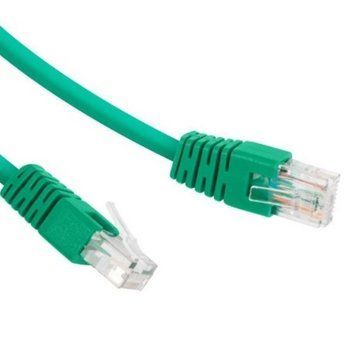 1.5m, Patch Cord Green, PP12-1.5M/G, Cat.5E, Cablexpert, molded strain relief 50u" plugs 78303 Imagini