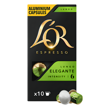 Cafea capsules L'OR Lungo Elegante (10cap) nespresso 252280 фото