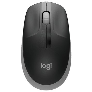 Wireless Mouse Logitech M190 Full-size, Optical, 1000 dpi, 3 buttons, Ambidextrous, Grey 120089 фото