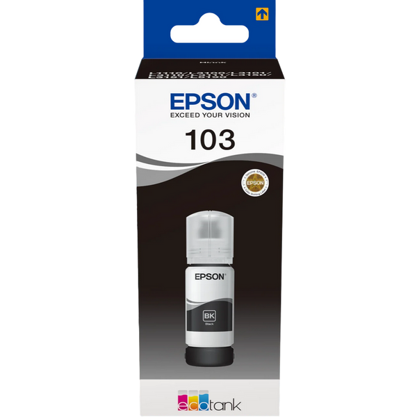 Ink Epson C13T00S14A, 103 EcoTank Black ink bottle 91843 фото