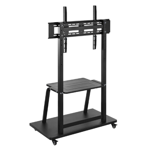 Display/TV Mount Stand Gembird TVS-100F-01, 37-100"; Black, VESA; max 150kg 219059 фото