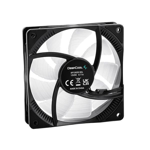 PC Case Fan Deepcool RF120, 120x120x25mm, 27 dB, 56.5 CFM, 500-1500RPM, RGB, Hydro Bearing 201103 фото