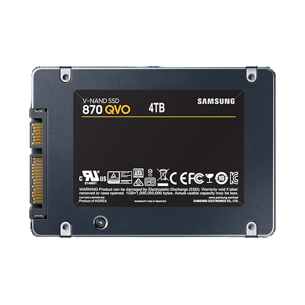 2.5" SATA SSD 4.0TB Samsung 870 QVO "MZ-77Q4T0BW" [R/W:560/530MB/s, 98/88K IOPS, MJX, 4bit MLC] 124004 фото