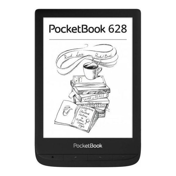 PocketBook 628, Ink Black, 6" E Ink Carta (758x1024) 129442 фото