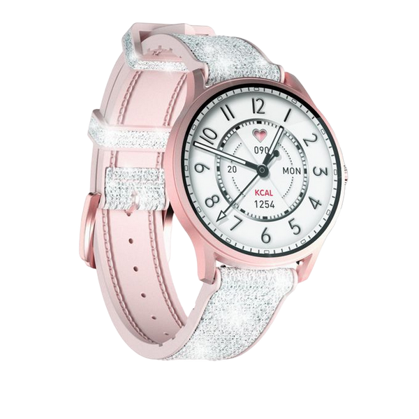 Kieslect Ceas inteligent Lora, Leather Strap, Pink 203194 Imagini