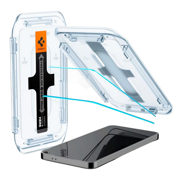 Spigen Samsung S24+, EZ FIT, 2pcs, Tempered Glass, Transparent 214014 Imagini
