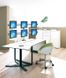 Table/desk stand for 6 monitors Reflecta PLANO Desk 23-1010S, 13"-23 ", 75x75, 100x100, 8kg/bracket. 111345 фото 1