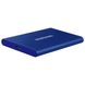 1.0TB (USB3.2/Type-C) Samsung Portable SSD T7 , Blue (85x57x8mm, 58g, R/W:1050/1000MB/s) 116660 фото 1
