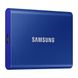 1.0TB (USB3.2/Type-C) Samsung Portable SSD T7 , Blue (85x57x8mm, 58g, R/W:1050/1000MB/s) 116660 фото 3